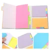 Gift Wrap Business Sticky Notes Colorful No Ink Bleeding Reusable Wide Application Glossy Edge Office School Funny Not