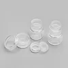 Cosmetic Sample Empty Container 1 3 5 10 20 30 Gram Jars5ML Plastic Round Pot Screw Cap Lid Small Tiny 5G Bottle for Make Up Eye Shadow Nails Powder Paint Jewelry