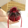 Gift Wrap 1pc Drawstring Colorful Velvet Sachet Pouches Small Size DIY Jewelry Display Wedding Candy Packing Headset Bags 2022