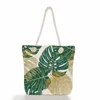 Sacs de soirée Summer Beach Fourre-tout Mode Femmes Grande Capacité Tropical Palm Monstera Feuilles Sac à bandoulière Top-Sacs à main Linge Shopping