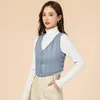 Kvinnors v￤star Autumn Wool Women Vest Solid Thicken Coatswaistcoat Cotton Office Lady Lady Sleeveless Puffer Jacket Winter Ytterkl￤der