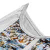 Belts IMCUTE Cummerbunds Ladies Corset Elastic Slim Waist Girdle Retro Style Starry Sky Oil Painting Printed Dress Belt