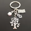 1 estiloso Keychain Jewelry Money Tree Wallet Dollar Dollar Pingente Bacha de Chaves de Chave