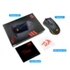 الفئران Redragon Cobra M711 RGB USB MOUSE MOUSE 12400 DPI 9 أزرار الفئران مريحة للبرمجة للكمبيوتر كمبيوتر Gamer 221027