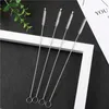 304 Stainless Steel Pipe Cleaning Brushes Nylon Straw 17cm 20cm 24cm Length Drinking Straws Brushes for Sippy Cup Bottle and Tube Cleaners