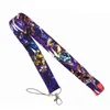 Tecknad anime joJos bisarra äventyrstelefonband lanyards nyckelring personlighet klassisk figur band hänger rep telefon fodral rem nyckelringhållare