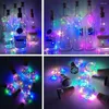 Strings 10 pcs/lot LED bouteille de vin solaire lumière 2 M 20 LED cuivre liège fée lumières bricolage chaîne de noël pour la décoration de mariage de fête