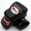 8 10 12 14 oz tvillingar handskar kickboxningshandskar läder pu sanda sandsäck träning svarta boxhandskar män kvinnor guantes muay thai284236u