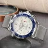 Omeg ステンレス鋼腕時計男性 2022 新しいメンズ腕時計すべてダイヤルワーククォーツ時計トップの高級ブランド時計メンズファッション g05