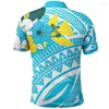 Erkek Tişörtleri Hawaii Polo Gömlek Savaşçısı Kanaka Maoli 3D Baskı Erkekler Kadın Kısa Kollu Yaz T-Shirt