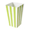 Gift Wrap 12pcs Popcorn Boxes Containers Cartons Paper Bags White Black Stripe Box