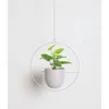 Planters potten Noordse metalen hangende hanger ketting muur er mand bloemhouder 221028