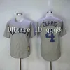 Proword Air01 Vintage 3 Babe Ruth Jersey 7 Mantle 4 Lou Gehrig 5 Joe DiMaggio Weiß Creme Grau Retro Baseball