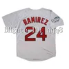 Proword Air01 2004 Retro Manny Ramirez Jersey 2007 David 34 Ortiz 15 Dustin Pedroia 33 Jason Varitek 10 Coco Crisp Red White Grey Vintage Vaseball Jerseys