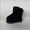 Stiefel, Schneestiefel, Designer-Turnschuhe, Knöchel-Bowknot, kurze Stiefel, Winterschuhe, dreifach schwarz, kastanienbraun, lila, rosa, marineblau, grau, klassisch, Damen-Damen-Mädchen-Stiefeletten VCX