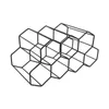 Racks de vinho da mesa Modern Metal Metal Honeycomb Storage Beehive Hex￡gono 9 Display 221027