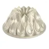 Baking Moulds Crown Bundt Pan Family Parent-Child Gathering Cake DIY Mold Champagne Gold 9.8X4 Inches