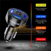 48W 4 Port USB Car Charger LED Fast Charging Plug 7A محول شحن الهاتف السريع لـ iPhone 12 11 Samsung Xiaomi Huawei Car-Charge Electronics Free