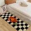 Dywany w kolorze szachowniczym dywan mieszkalny salon bez poślizgu maty podłogowe do łazienki kuchnia wyjątkowo duże dywany wejściowe w hali