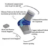 Wsparcie kostki Elastyczne silikonowe kondycjonowanie obrońcy koszykówka piłkarskiej krzemionki żel żelowy Brace 221027