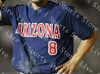 Maillots de baseball universitaires des Wildcats de l'Arizona pour hommes, Rob Refsnyder, Joey Rickard, Alex Mejia, Johnny Field, James Farris