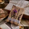 Notes 30Pcs/Lot Memo Pad Material Paper Vintage Inspiration Junk Journal Scrapbooking Card Background Notepad Drop Delivery 2022 Off Dhljz