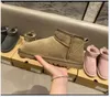 дизайнер мини 58541 сапоги австралия женские зимние пинетки девушка классические зимние сапоги плюшевые лодыжки короткий лук мех черный каштан розовый бабочка женская обувь gtf