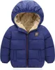 Fashion Down Coats dla dzieci z kapturem lekkie polarowe kurtki zimowe wiatroodporne ciepłe puffer odzież 6941540