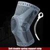 Coude Genouillères Sports Compression Support Brace Patella Protecteur Tricoté Silicone Jambe De Ressort pour Cyclisme Course Basketball Football 221027