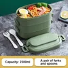 Dinnerware Sets Portable Multi-layer Lunch Box For Kids Storage Containers Bento Cake Japanese Style Kitchen