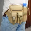 Bolsas ao ar livre Pacote de cintura t￡tica Caminhando Campo Bolsa de telefone de garrafa de ￡gua de nylon ￠ prova d'￡gua Ferramentas de camuflagem EDC Military Belt Bolt 221027