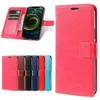 Phone Cases For MOTO X30 S30 Google pixel 6 Pro Wallet Leather With Card Slots Crazy horse Case Stand