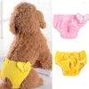 Abbigliamento per cani Colori vivaci Pratici cani maschi Periodo Avvolge Pantaloni per l'assorbimento dell'acqua riutilizzabili per il cucciolo