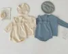 3M-2T INS Baby Girls Cardigan with Flower Emeater lebrodery Sweater و Romper 100 ٪ Cotton Boutique for Girl Spring Fall Clothing 86052