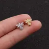 Stud -oorbellen 1 -stuk piercing mini bijen voor vrouwen 2022 trend sieraden diameter 0,8 mm schattig oorschijfje cadeau voor tieners