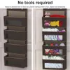 Sopra la porta Hanging Storage Bag 4 Pouch Camera da letto Toys Shoe Mesh Pocket Holder Closet Indoor Space-Saving Organizer RRC238