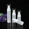 Bouteille d'émulsion de voyage vide en plastique compacte rechargeable transparente bouteille de pulvérisation d'échantillon portable pour 20 ml/30 ml/50 ml