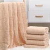 Couvertures Couverture pour bébé Polaire Born Muselina Algodon Carrés en mousseline Swaddle Wrapples en bambou