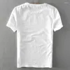 T-shirts pour hommes Marque de mode d'été T-shirts masculins T-shirts en coton épissage à manches courtes Palm Print Chemise décontractée pour hommes Taille asiatique M-XXXL Y579