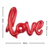 Love Letter Balloon Anniversary Wedding Valentines Birthday Party Decoration Aluminium Film Champagne Romantic Decor Props RRA267