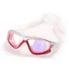 Goggles nya män som simmar glasögon vattensportkläder anti dimma uv skyddad vattentät badglasögon unisex skyddsglasögon l221028