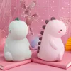 Night Lights Silicone Touch LED Kids Light Children Soft USB Rechargeable Bedroom Decor Gift Animal Dinosaur Atmosphere Lamps