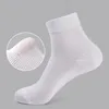 Мужские носки 5 Parslot Summer Mesh Cotton Brand Casual Business Dress Ploutd для женщин короткие дышащие Sox 221027