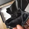 Fingerless Gloves Ladies Classic Designer Leather Touch Screen Gloves Soft Warm2079888