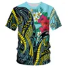 Heren t shirts tahiti polynesia shirt 3d print hawaii grafisch tees patroon tops mannen/vrouwen tee grappig huisdier t-shirt aangepast dropship