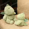 28/38 cm belle dinosaure jouets en peluche Super doux dessin animé peluche Dino poupées pour enfants bébé câlin poupée sommeil oreiller décor à la maison