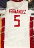 College Basketball Wears Spain 2019 Basketball World Cup Jersey Team Espana 9 Ricky Rubio 13 Marc Gasol 5 Rudy Fernandez 41 Juancho Hernangomez 14 Willy Geuer Claver