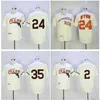 Proword Air01 Vintage 1964 Houston Colt .45's Jerseys 24 Jimmy Wynn 2 Nellie Fox 36 Claude Raymond 35 Joe Morgan Cream Baseball