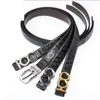 Belts 100 Men's Belt Business Needle Buckle Youth Korean First Layer Cowhide Double-sided