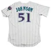 Proword C202 Arizona 9 MATT WILLIAMS 17 MARK GRACE 20 LUIS GONZALEZ 38 CURT SCHILLING 51 RANDY JOHNSON maillot de baseball